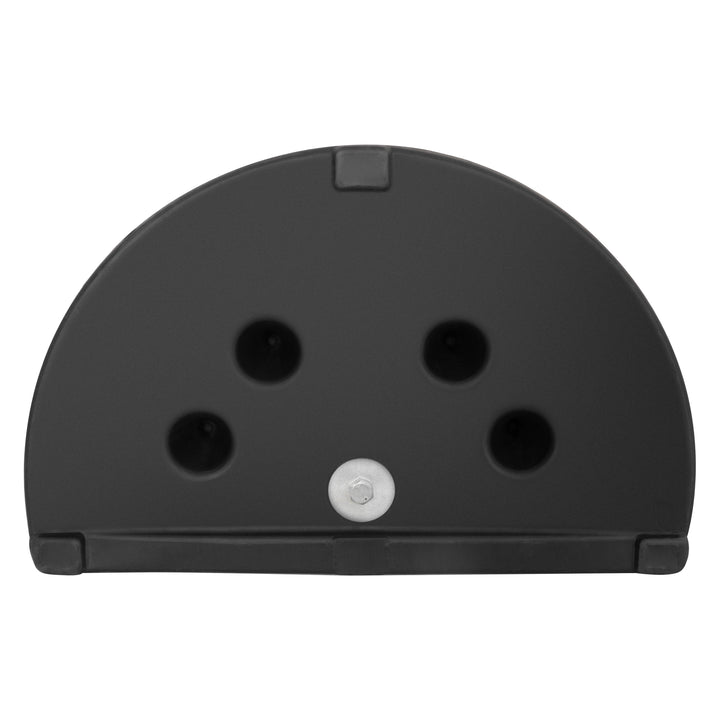 Patio Umbrella Base 17.7¡¯¡¯ Half Round Umbrella Stand for ¦Õ1.5¡¯¡¯-1.9¡¯¡¯ Poles, 20.9 LBS Heavy Duty Outdoor Umbrella Base Stand for Garden, Backyard, Poolside, Black