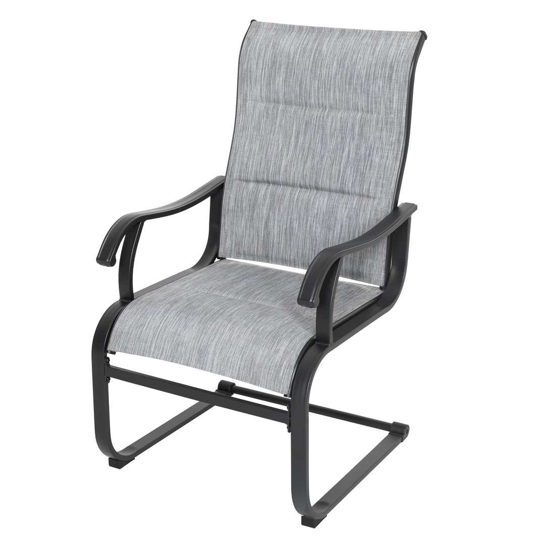 3-Piece Outdoor Bistro Set, Breathable Textilene, Durable Iron Frame