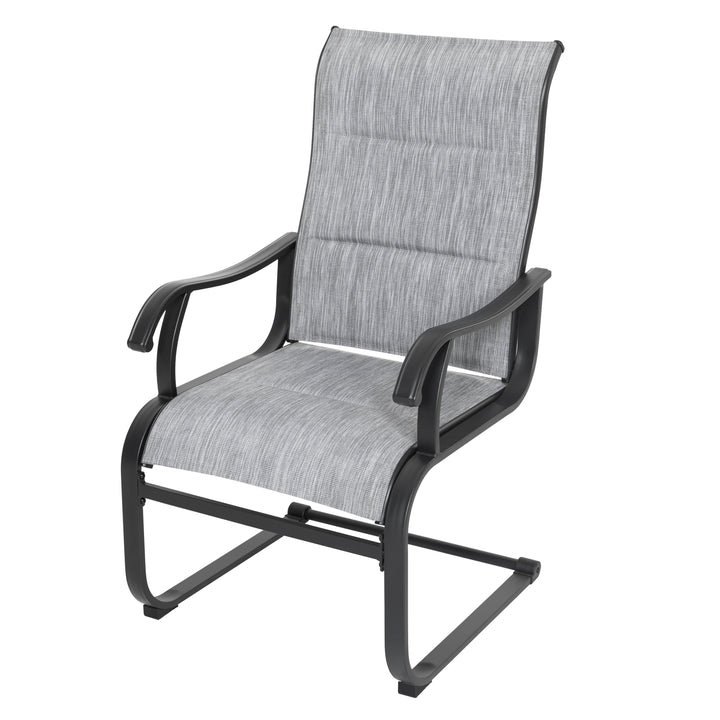 3-Piece Outdoor Bistro Set, Breathable Textilene, Durable Iron Frame