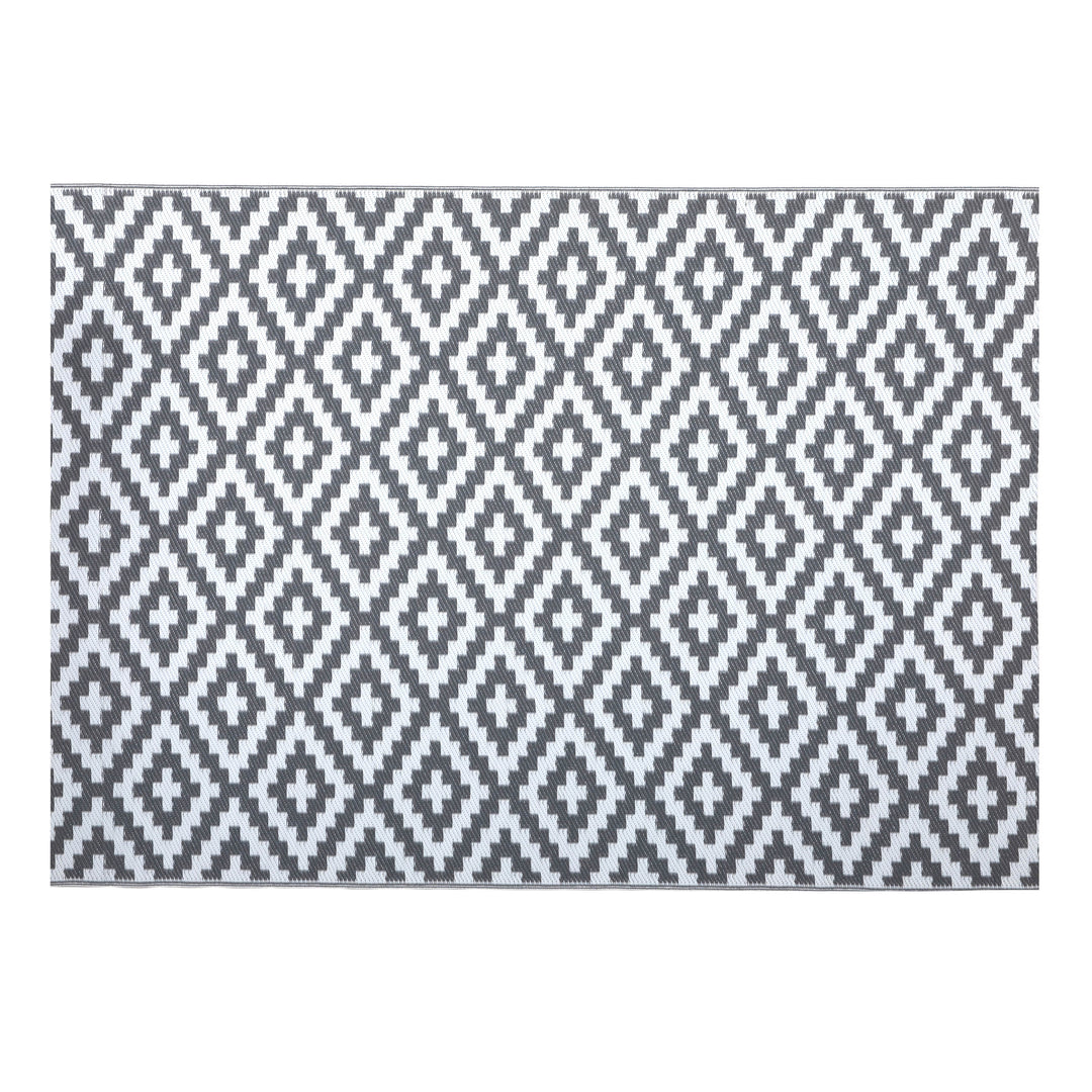 Outdoor Reversible Mats Rectangle Area Rugs, Plastic Straw Rug, Large Floor Mat and Rug for Outdoors, RV, Patio, Backyard, Deck, Picnic, Beach, Trailer, Camping