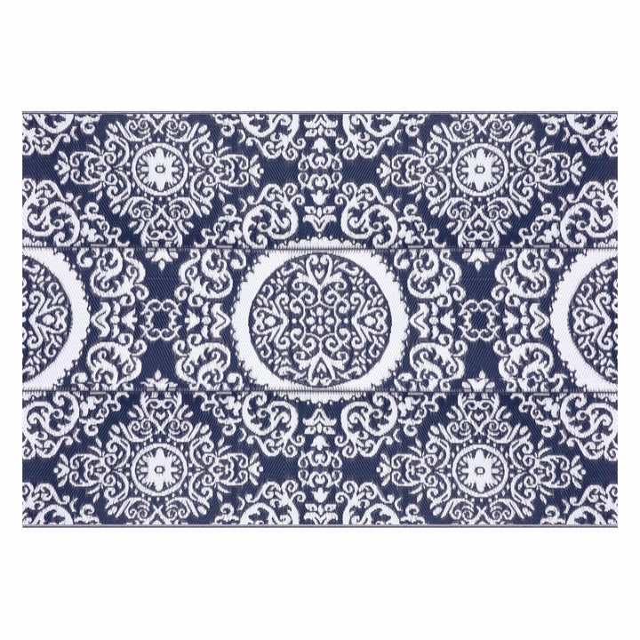 Outdoor Rug, Plastic Straw Foldable Area Rug Indoor Outdoor Carpet for Patio Decor Balcony Camping Picnic RV