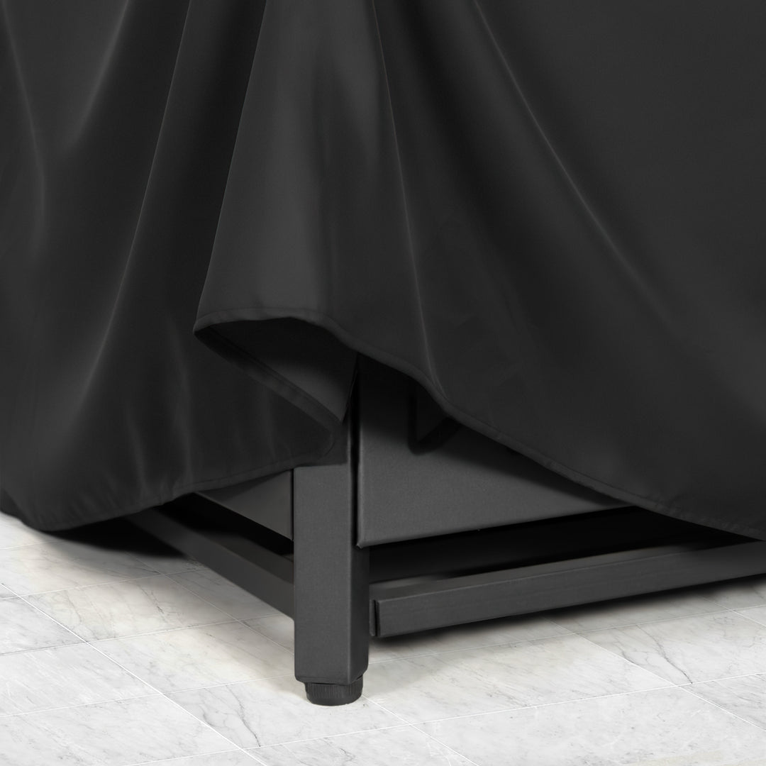 Square Fire Pit Table Cover, Water-Resistant Oxford Cover with PVC Coating