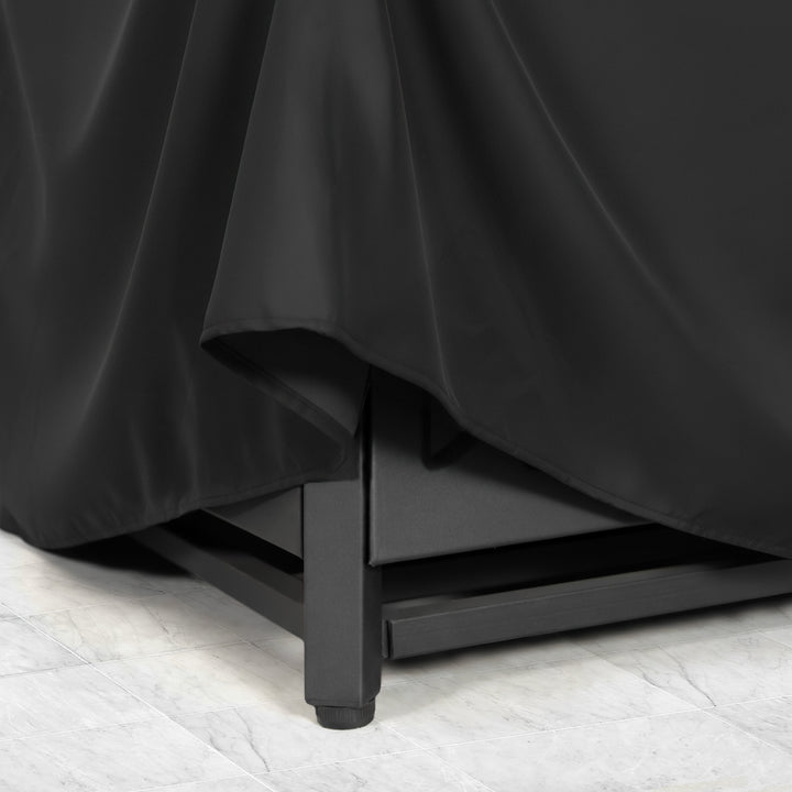 Square Fire Pit Table Cover, Water-Resistant Oxford Cover with PVC Coating
