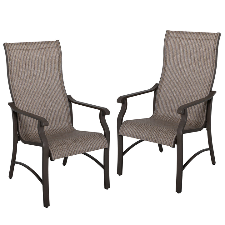 2-Piece Patio Dining Chairs Set