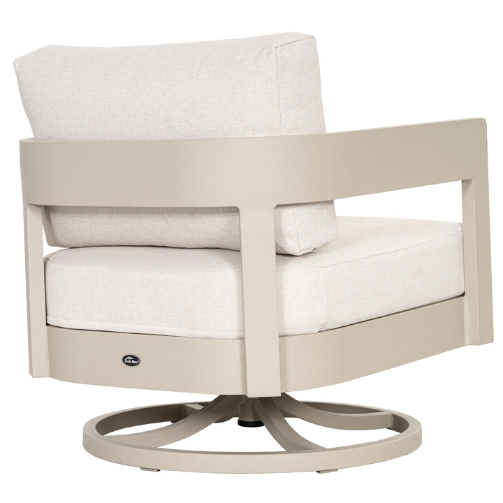 Patio Time Outdoor Aluminum Swivel Patio Chair Set of 2