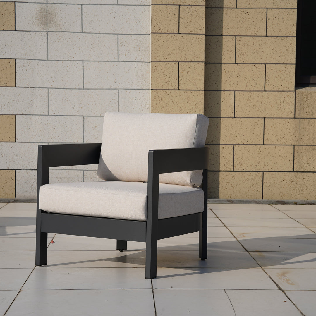 Patio Time Outdoor Aluminum Patio Chair Set of 2