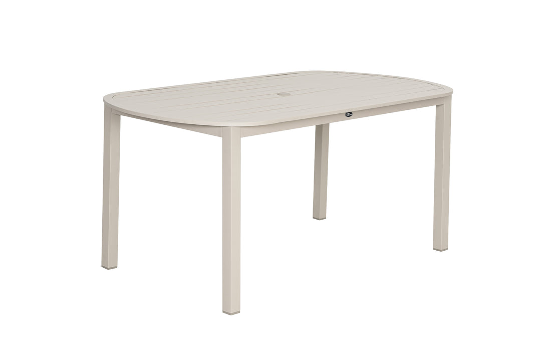 Patio Time Outdoor 63 Inch Aluminum Dining Table