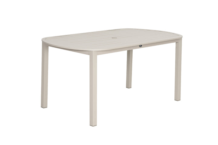 Patio Time Outdoor 63 Inch Aluminum Dining Table