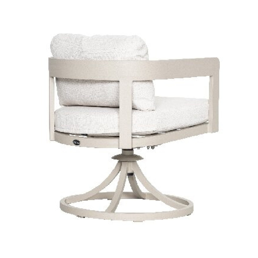 Patio Time Outdoor Aluminum Swivel Dining Chair Set of 2