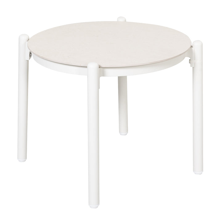 Patio Time 19.7¡± Round Coffee Table with Aluminum Frame