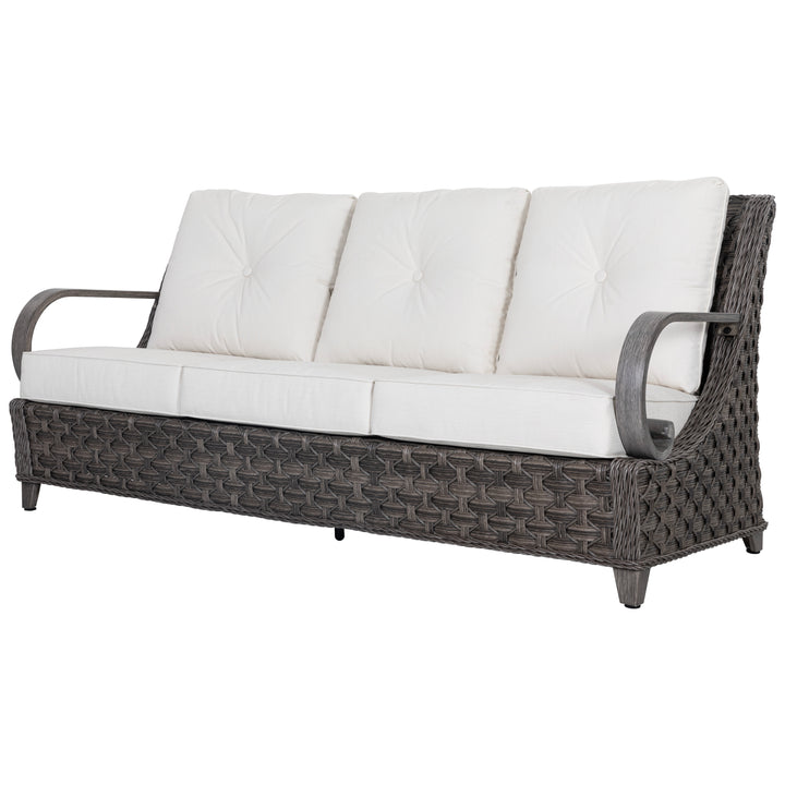 Patio Time 4-Piece Aluminum and Wicker Outdoor Conversation Set