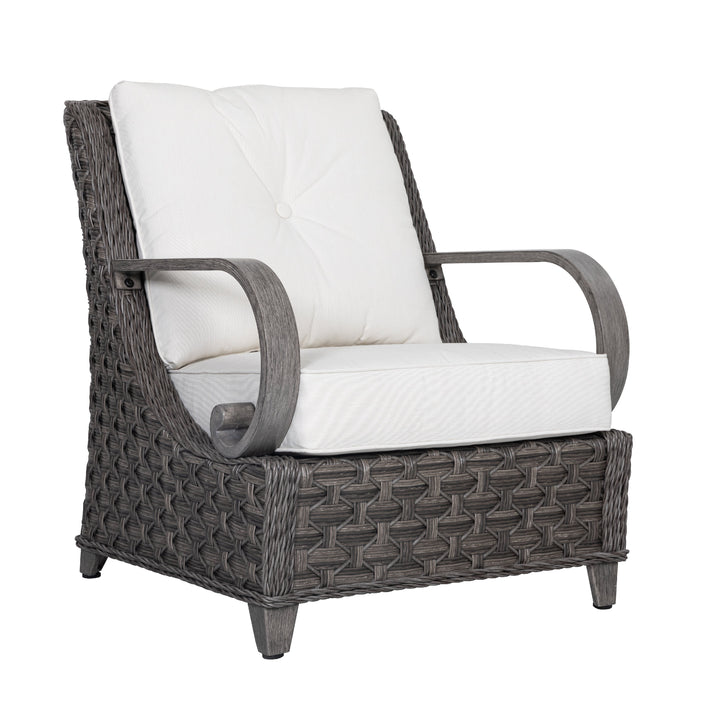 Patio Time 4-Piece Aluminum and Wicker Outdoor Conversation Set