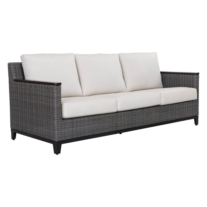 Patio Time 4-Piece Aluminum and Wicker Outdoor Conversation Set