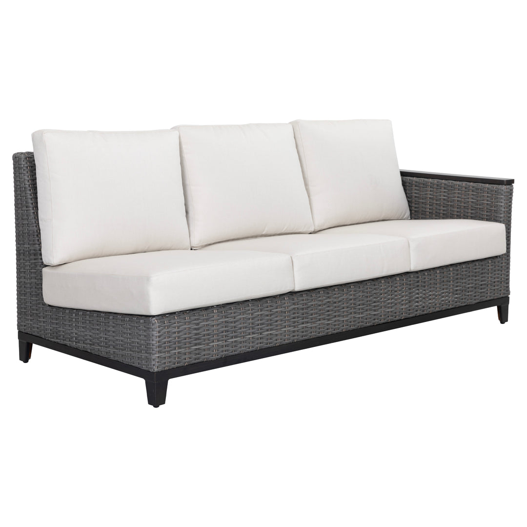 Patio Time 4-Piece Wicker Outdoor Corner Sectional Conversation Set