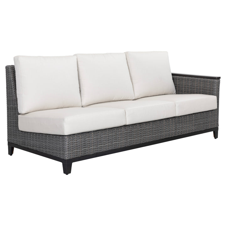 Patio Time 4-Piece Wicker Outdoor Corner Sectional Conversation Set