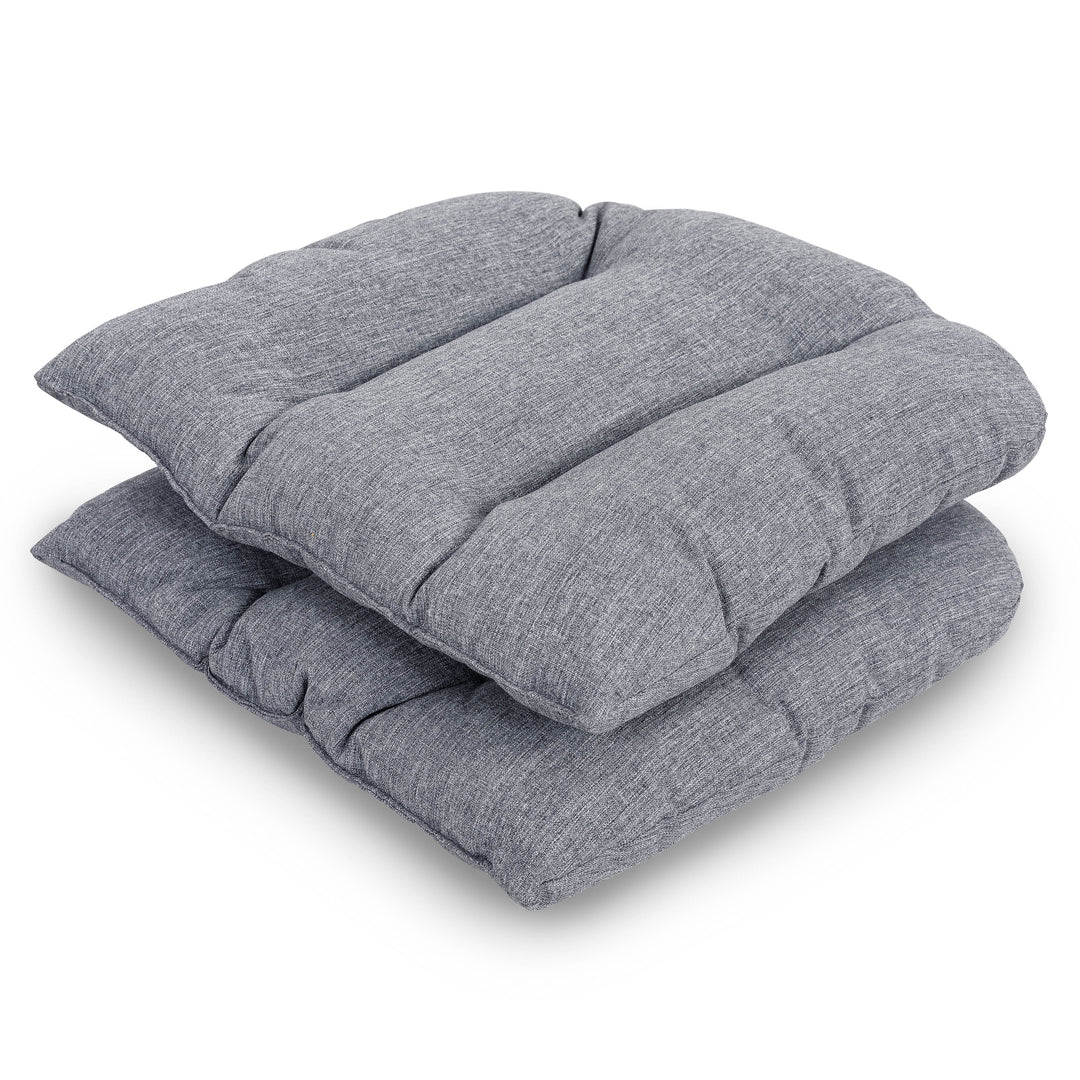 Outdoor 2-Pack 17'' x 17'' x 3.35'' Gray Outdoor Throw Pillows