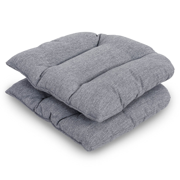 Outdoor 2-Pack 17'' x 17'' x 3.35'' Gray Outdoor Throw Pillows