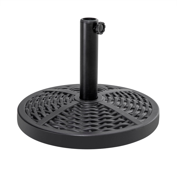 26 lbs Patio Umbrella Base Stand Heavy Duty Outdoor Umbrella Base Made from Rust Resistant Resin