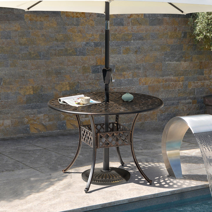 33 lbs Patio Umbrella Base Stand Heavy Duty Outdoor Umbrella Base Made from Rust Resistant Resin