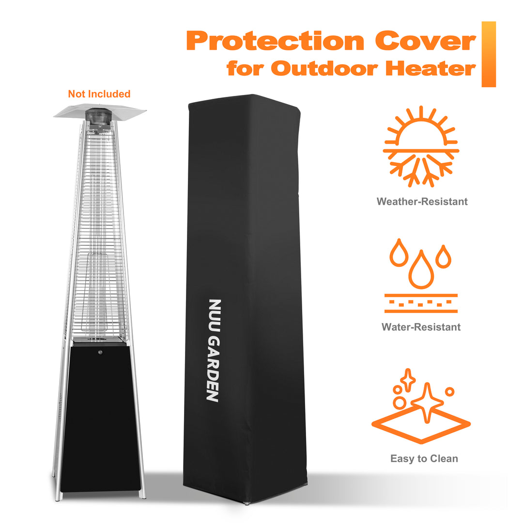 Patio Heater Cover with Zipper