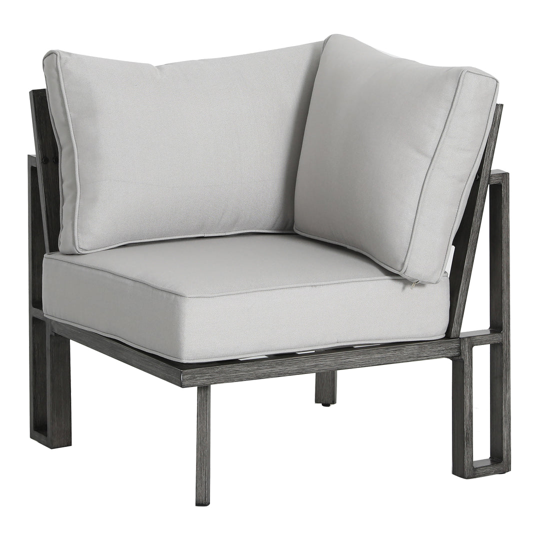 4-Piece Outdoor Aluminum Sectional Sofa Set