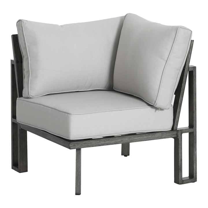 4-Piece Outdoor Aluminum Sectional Sofa Set