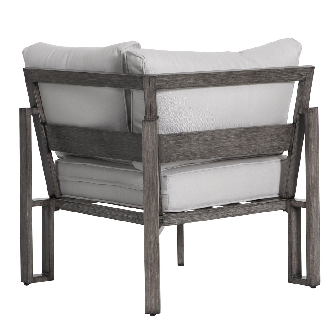 4-Piece Outdoor Aluminum Sectional Sofa Set