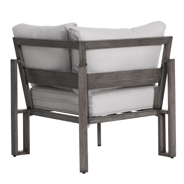 4-Piece Outdoor Aluminum Sectional Sofa Set