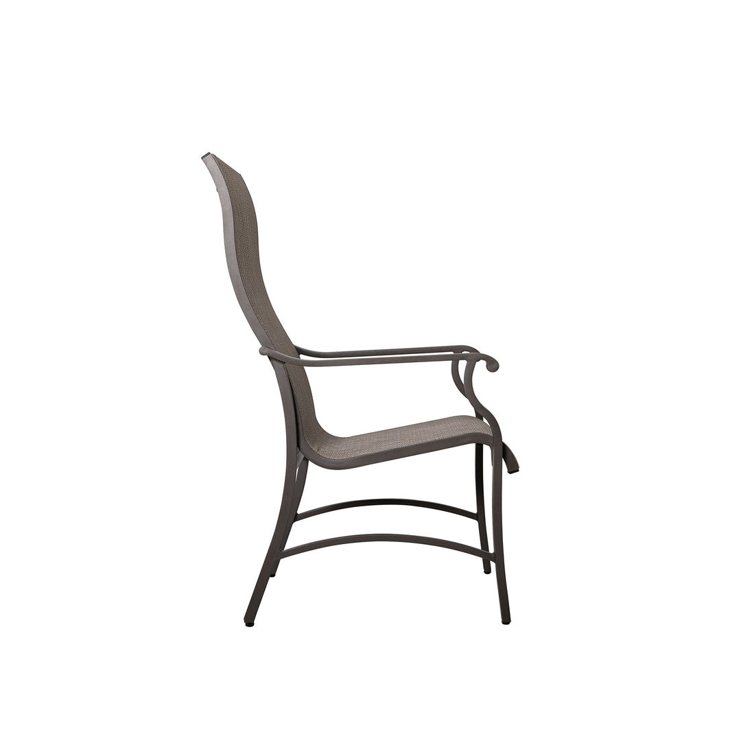 7-Piece All-Weather Outdoor Dining Set, Black and Brown