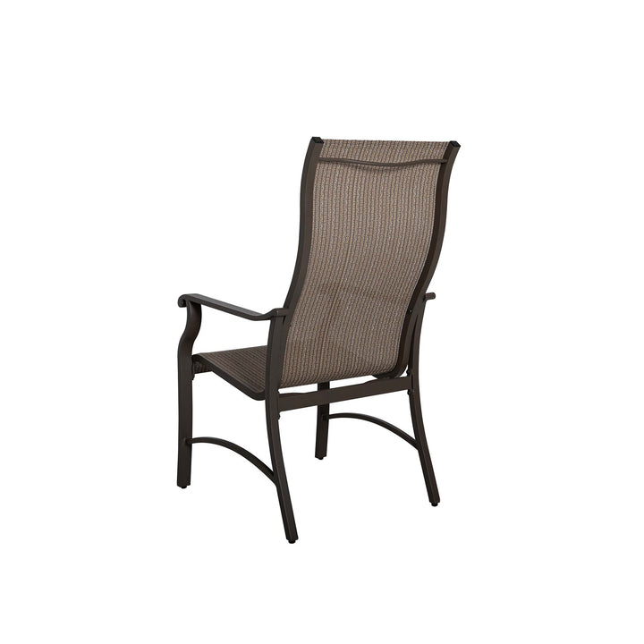 7-Piece All-Weather Outdoor Dining Set, Black and Brown