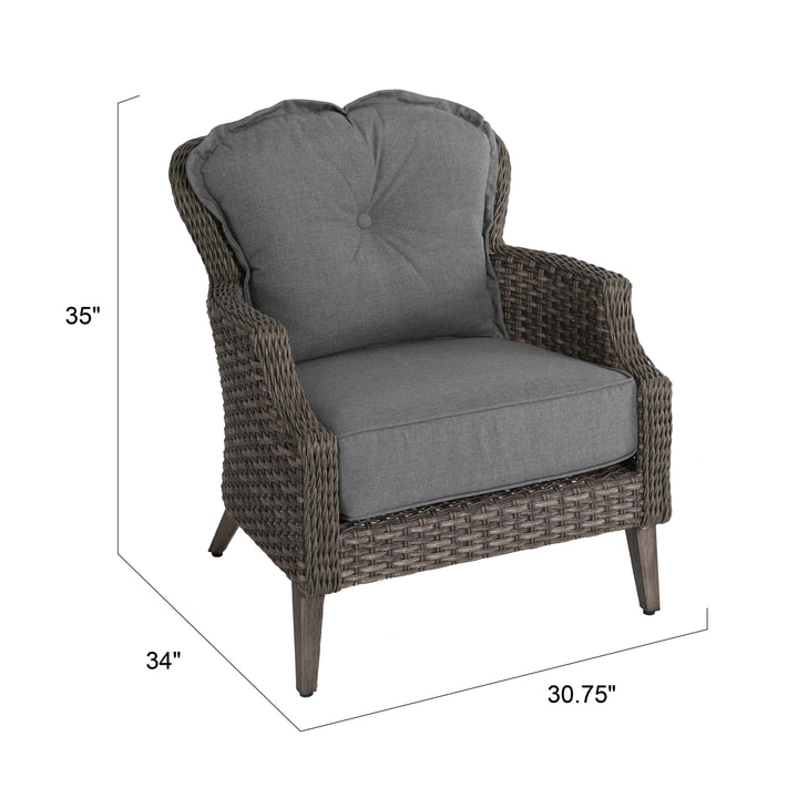 4-Piece Wicker Sofa Set