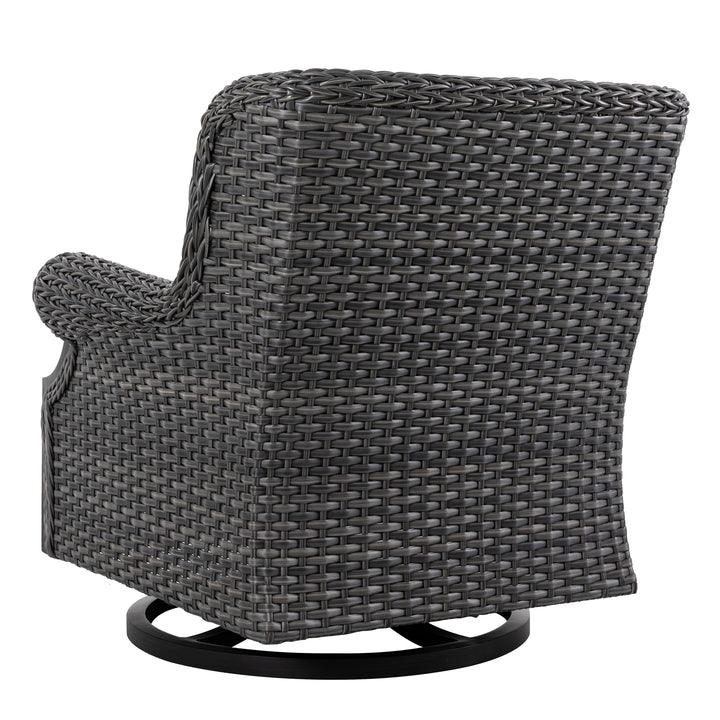 4-Piece Outdoor Aluminum Rattan Sofa Set