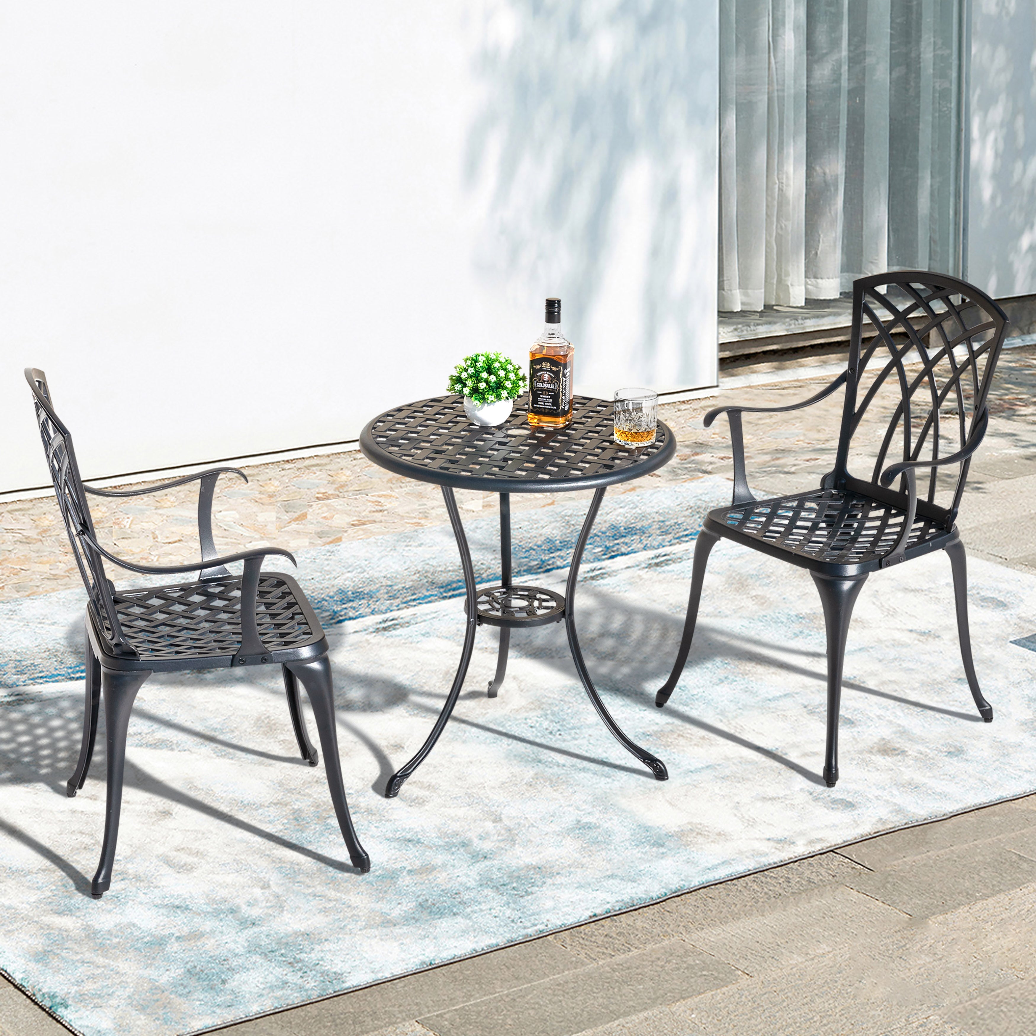 3 piece outdoor on sale table set